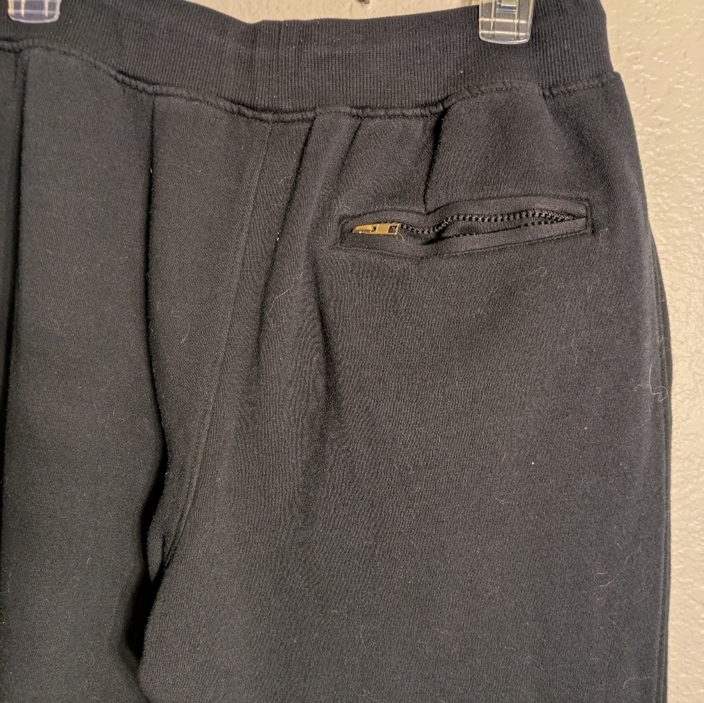 krisp Size Large Women's Black Joggers with Floral Embroidery Pre-owned - Picture 6 of 7